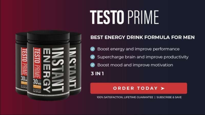 TestoPrime Instant Energy Best Preworkout for beginners
